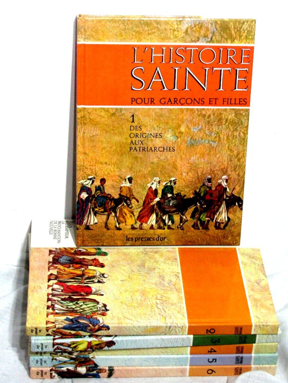 Coffret L'histoire Sainte Pour Garcons Et FIlles French 6 Livres Complete Set